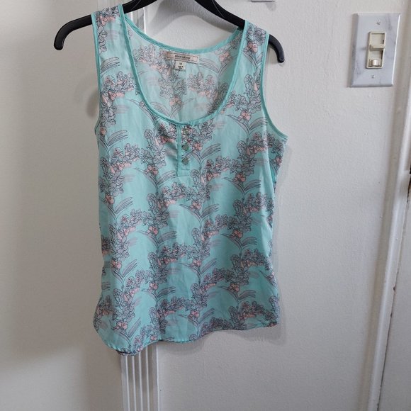Adam Levine Cute Flowers Small Tank Top Size MEDIUM - Picture 1 of 6